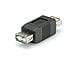 USB 2.0 Gender Changer, Type A F / F Nero cavo di interfaccia e adattatore - Foto miniatura 1